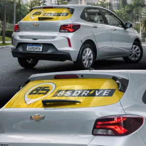 Mockup Chevrolet Onix Vidro Traseiro
